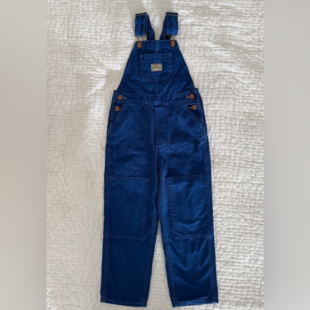 Hey Gang Kids Royal Blue Overalls 2-3 (fit like 3-4) NWOT
